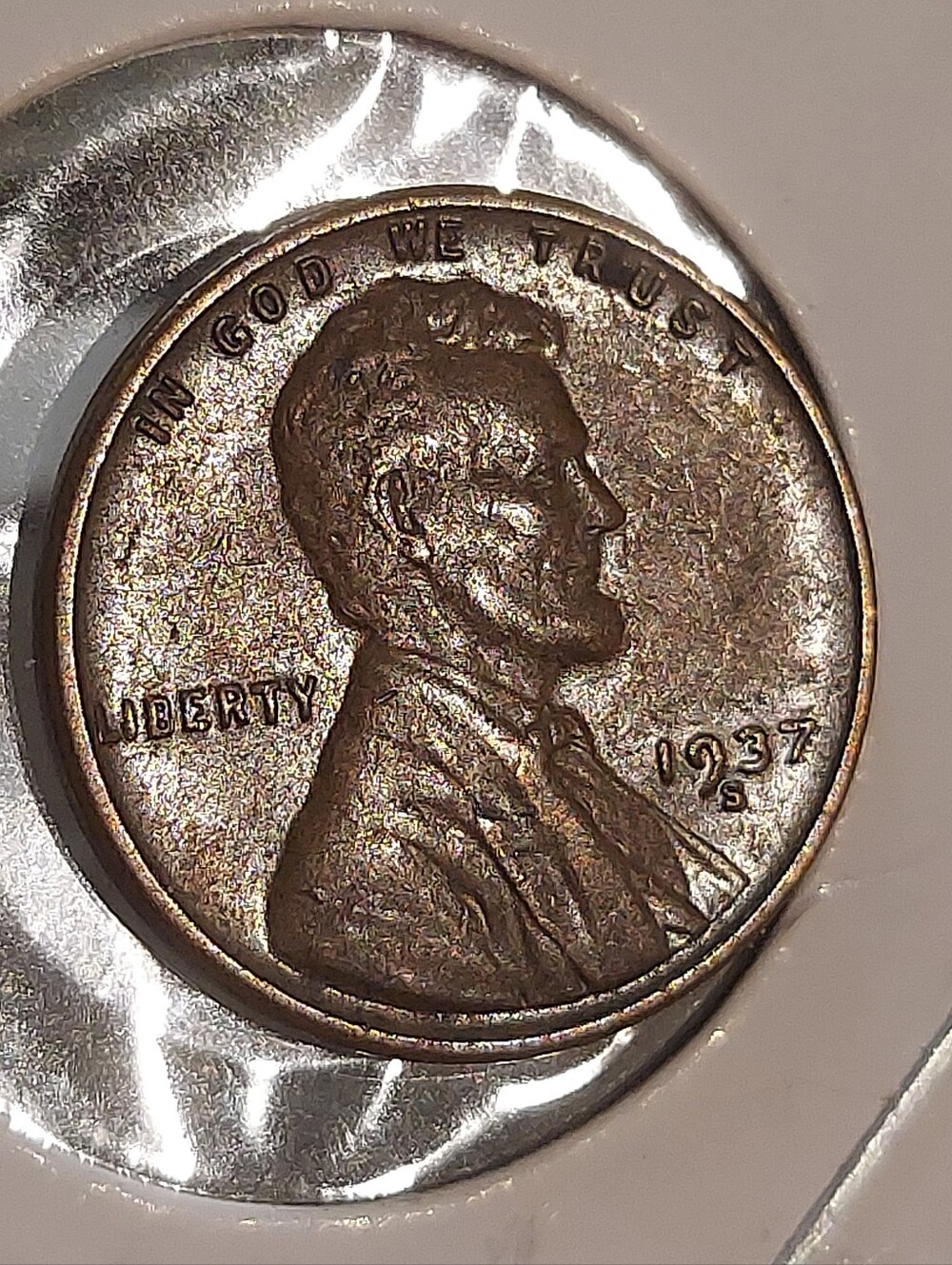 US 1937-S Lincoln Penny.